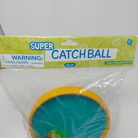 Super Catch Ball 3 Piece Paddle Backyard Game Toss Throw Outdoor Sports Summer - Picture 2 of 6